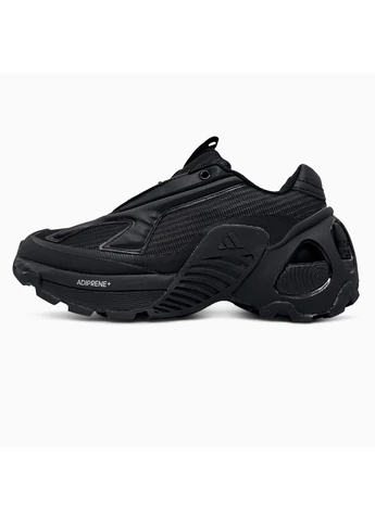 Чорні кросівки чоловічі і жіночі adidas edge runner black | адідас едж раннер чорні демісезон No Brand