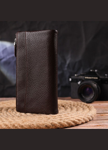 Практичний гаманець із натуральної зернистої шкіри 21632 Canpellini (331907001)