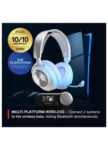 Ігрова гарнітура Arctis Nova Pro Wireless P White PC/PS/SW/MAC/MOB SteelSeries (396695771)
