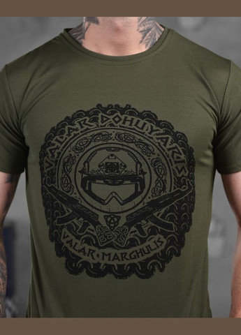 Тактична чоловіча футболка олива No Brand (303724897)