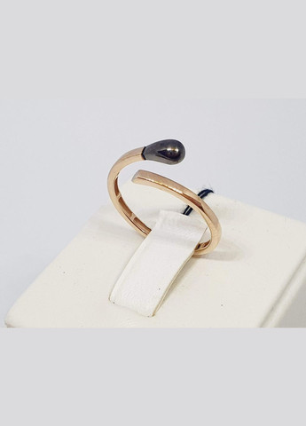 Золоте кільце Сірник з емаллю та фіанітом. 700614-ЧРР Харківська ювелірна фабрика (332174235)