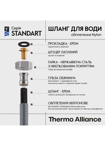 Шланг водопровідний Thermo Alliance (400381282)