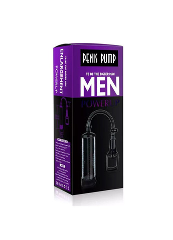 Вакуумна помпа з ручним насосом Black Men Powerup (297529207)
