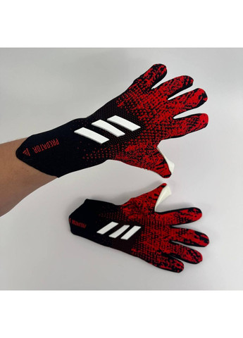 Юношеские вратарские перчатки predator 20 pro футбольные варежки для вратаря Адидас предатор Demonskin No Brand (362501803)