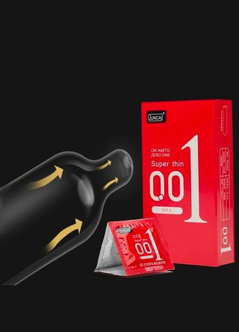 Презервативи із натурального латексу Red 001 (в упаковці 3 шт) Muaisi (307289539)