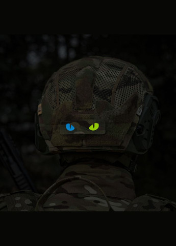 Нашивка Cat Eyes Laser Cut Multicam/Yellow/Blue/GID M-TAC (315047123)