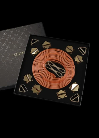 Бондажний набір БДСМ Чорний Lockink No Brand (303878277)