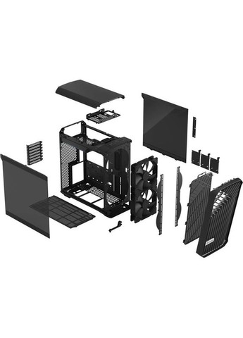 Корпус Торент Compact Black TG Dark Tint (FD-C-TOR1C-01) FRACTAL DESIGN (329142632)