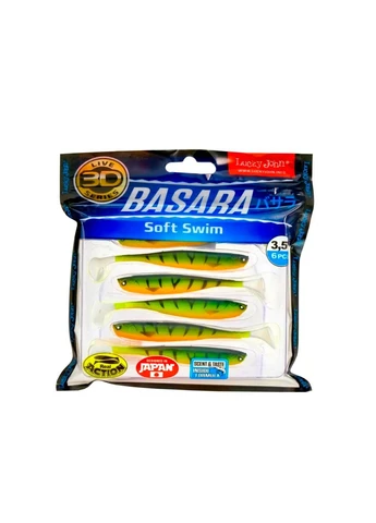 Віброхвіст 3D BASARA SOFT SWIM 8,9 см PG13 пластик 6 шт (набір 6 шт) No Brand (402448981)