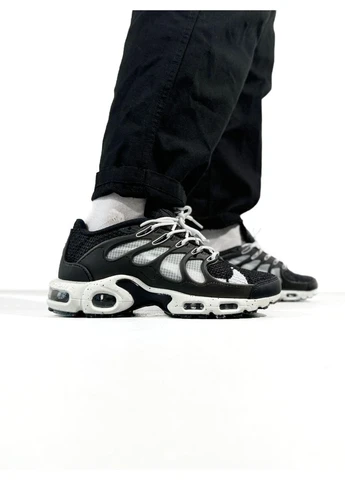Белые летние кроссовки nike air max tn terrascape plus black white найк аир макс тн плюс No Brand