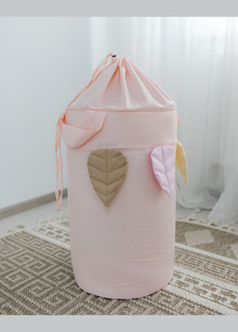 Корзина для игрушек Пушистые друзья Пудровый с затяжкой No Brand (316257204)