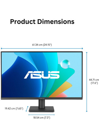 Монитор 27" VA279HG (90LM04J1-B02371) IPS Black 120Hz Asus (361076702)