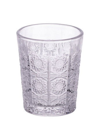 Набір скляних стаканів 6 шт по 50 мл з візерунком, прозорі HP-19-132 Jooki (358706699)