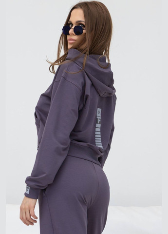 Бавовняне худі з капюшоном TOTALFIT A21-LD61 violet (330034564)