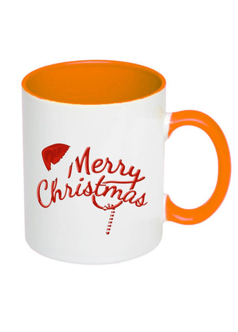 Чашка с принтом, печать макета "Merry Christmas" 330мл ( ) (17003 ) No Brand (312488463)