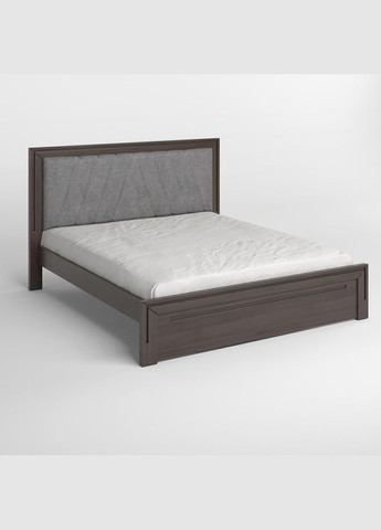 Двуспальная деревянная кровать Торонто Т2 Венге/Аляска 93 (серый) 140х200 см (MBG-8413) Mebigrand (366027769)