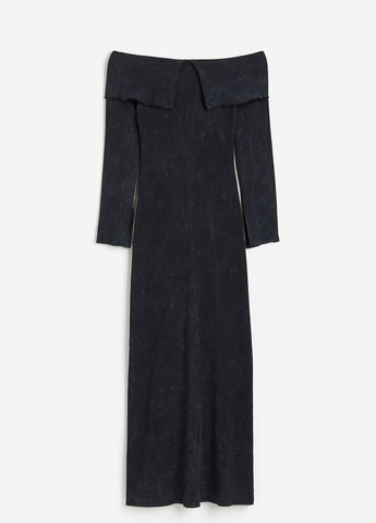 Чорна кежуал сукня H&M меланжева