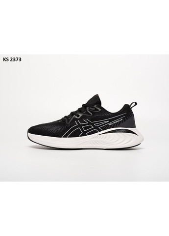 Чорні Осінні кросівки чоловічі asics gel-cumulus 25 black white асікс гель No Brand