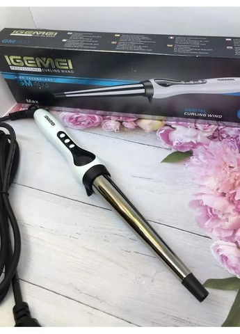 Профессиональная конусная плойка для локонов Gemei GM-403 Digital (363831789)