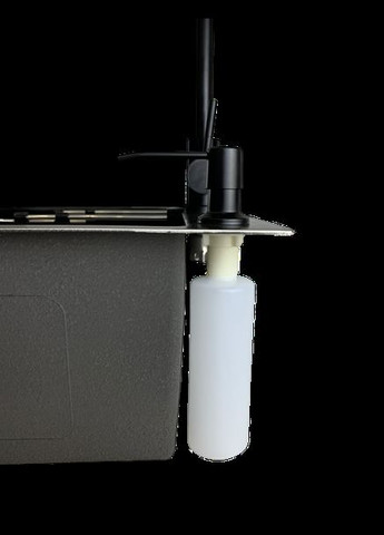 Кухонная мойка 4-в-1 (комплект) HM 50х50 NANO BLACK PVD (3.0/1.0 мм) Kraft (347324559)