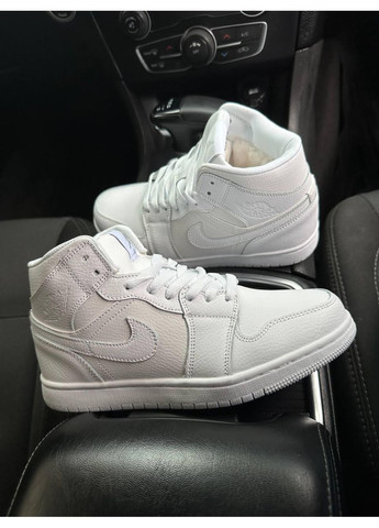 КРОСІВКИ ЖІНОЧІ NIKE AIR JORDAN WHITE НАЙК АІР ДЖОРДАН No Brand білі зими (368647118)