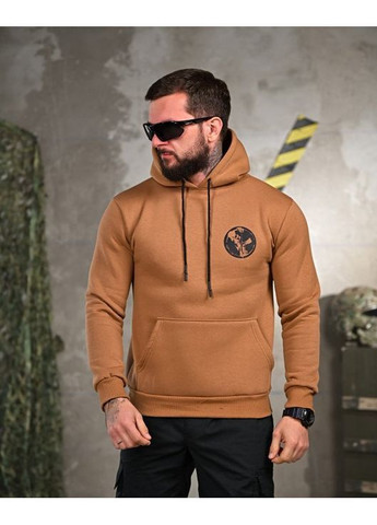 Тактическое мужское худи на флисе Девушка койот No Brand (363222654)