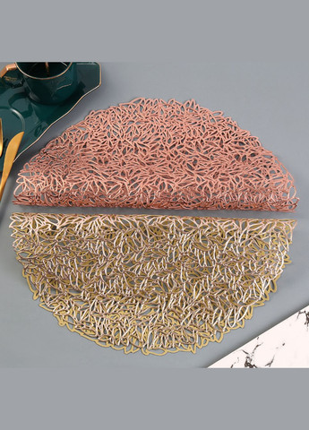 Серветка сервірувальна 5467 38 см золотиста No Brand (364771305)