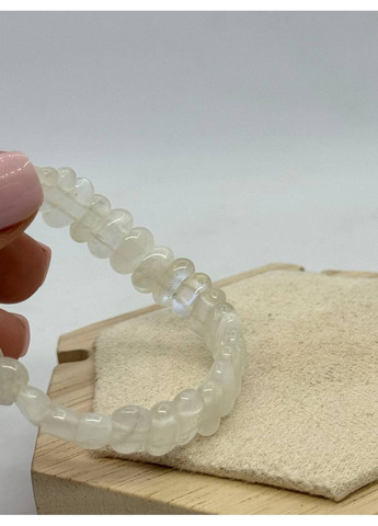 Браслет з місячного каменю 11*6 мм 16 см Білий No Brand (372468124)