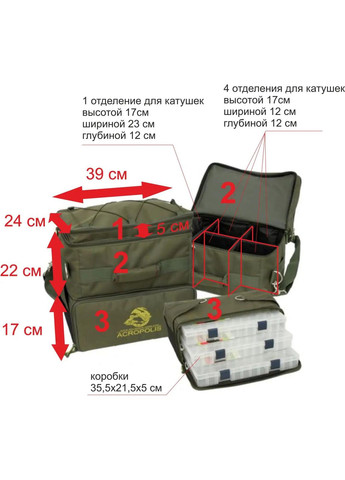 Сумка рибацька РС-1у Acropolis (329740984)