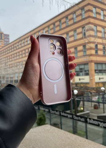 Силіконовий чохол для iPhone 13 Pro Max Pink MagSafe / Айфон 13 Про Макс рожевий з магсейф No Brand (299153267)
