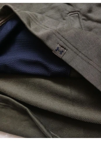 Хаки (оливковая) оригинал 6005039 футболка худи Under Armour Project Rock Payoff Terry