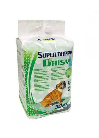 Пеленки для собак Super Nappy Daisy с ароматом ромашки 57 х 54 см 30 шт 8023222213128 ЦЕНА ЗА 1 ШТ Croci (267726932)