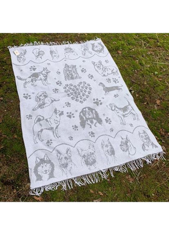 Плед бавовняний Друзі 4371 140х200 см сірий Love You (364108528)