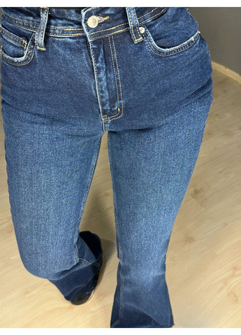 Джинси жіночі 7034 кльош від коліна висока посадка стрейчеві сині Sherocco - (360938402)