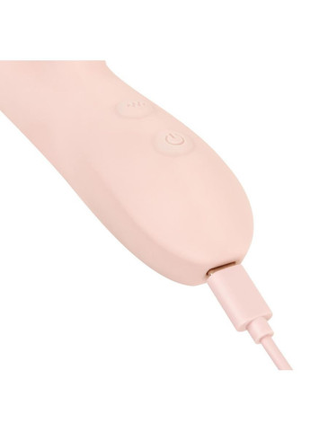 Вібратор-кролик Good Vibes Only — SHAI Thrusting Vibrator Soft Silicone — Pink No Brand (369636849)