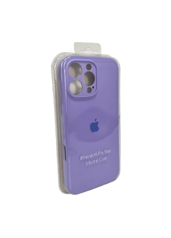 Чехол для смартфона Silicone Full Case AA Camera Protect для Apple iPhone 16 Pro 26, Elegant Purple Silicone Case (382474538)