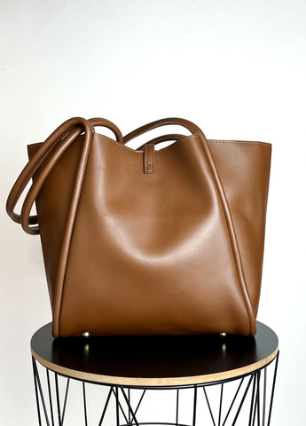 Жіноча сумка Viola Shopper коричнева 4425 No Brand (290194543)