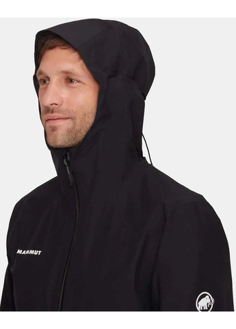 Черная демисезонная куртка alto light h hooded jacket m black Mammut