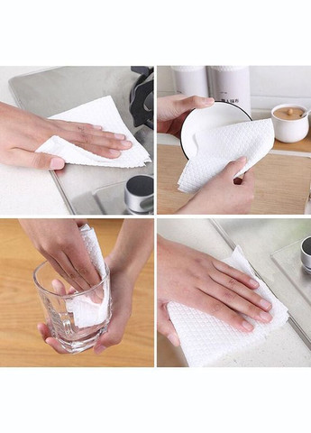 Серветки кухонні одноразові 2рул/уп (160шт/уп) 20*20см Home (298373724)