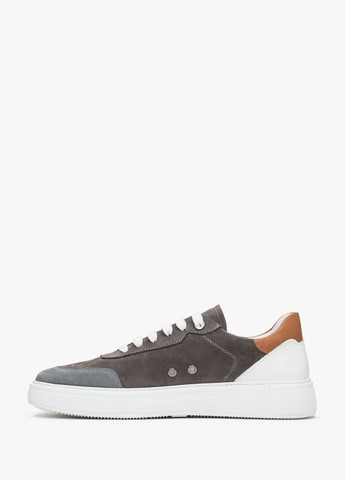 Серые кеды низкие, цвет серый Estro