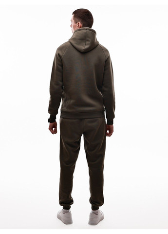 Оливковий (хакі) зимній костюм спортивний чоловічий No Brand