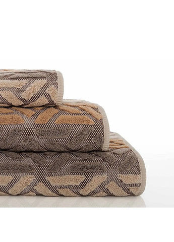 Махровий рушник Dakar Bej Graccioza комбінований