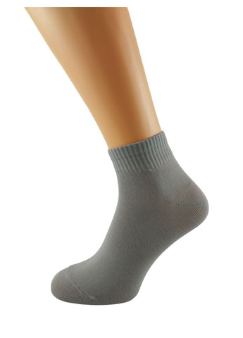 Серые носки средние спортивная резинка демисезонные премиум тм ST LINE однотонные (324262198)