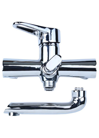 Смеситель HK Ø35 для ванны гусь прямой 150мм диверт. плагин картриджный HK-2C130C (9732210) AQUATICA (365596700)