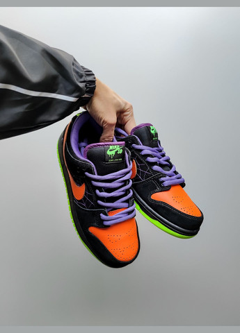 Кросівки зимові жіночі і чоловічі Nike SB Dunk Night of Mischief winter low black fur | Найк СБ Данк низькі чорні з хутром No Brand чорні зими (311225888)