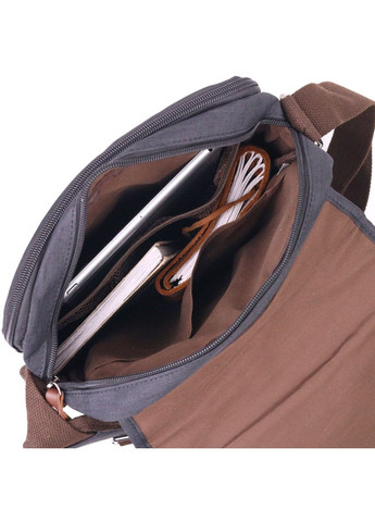 Сумка чоловіча через плече 21261 Чорний Vintage (302008858)