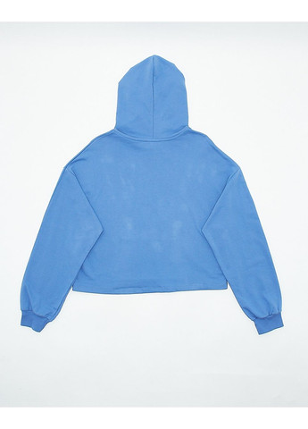 Худи демисезон,синий с принтом, Pink Woman (360613949)