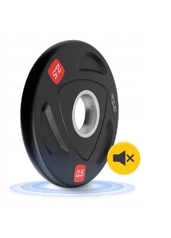 Диск олимпийский 2 x 2.5 кг 51 мм металлический, прорезиненный Black () 4FIZJO P-5905973401265 (385687085)