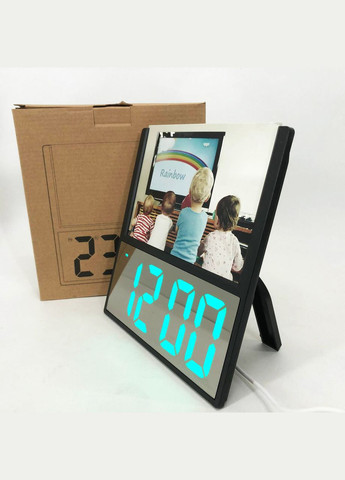 Настольные часы со светящимся циферблатом DS-6608, Зеркальные часы настольные, Умные JH-289 настольные часы No Brand (366238956)