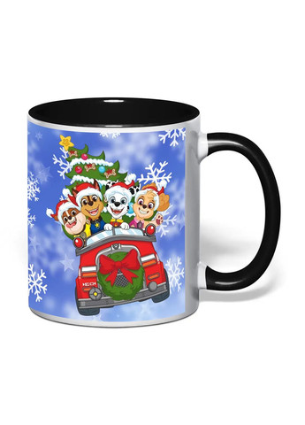 Чашка з печаткою "Щенячий патруль" №3 330 мл (колір чорний) (35337) No Brand (372477358)